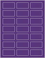 Amethyst Soho Rectangular Labels 1 1/8 x 2 1/4 (21 per sheet - 5 sheets per pack)