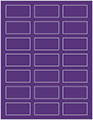Amethyst Soho Rectangular Labels 1 1/8 x 2 1/4 (21 per sheet - 5 sheets per pack)