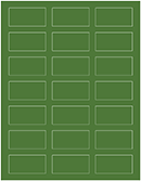 Verde Soho Rectangular Labels 1 1/8 x 2 1/4 (21 per sheet - 5 sheets per pack)