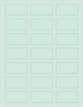 Mist Soho Rectangular Labels 1 1/8 x 2 1/4 (21 per sheet - 5 sheets per pack)
