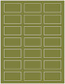 Olive Soho Rectangular Labels 1 1/8 x 2 1/4 (21 per sheet - 5 sheets per pack)