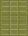 Olive Soho Rectangular Labels 1 1/8 x 2 1/4 (21 per sheet - 5 sheets per pack)