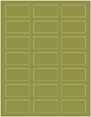 Olive Soho Rectangular Labels 1 1/8 x 2 1/4 (21 per sheet - 5 sheets per pack)