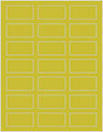 Mystique Soho Rectangular Labels 1 1/8 x 2 1/4 (21 per sheet - 5 sheets per pack)