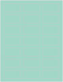 Tiffany Blue Soho Rectangular Labels 1 1/8 x 2 1/4 (21 per sheet - 5 sheets per pack)