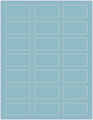 Textured Aquamarine Soho Rectangular Labels 1 1/8 x 2 1/4 (21 per sheet - 5 sheets per pack)