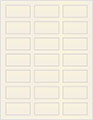 Quartz Soho Rectangular Labels 1 1/8 x 2 1/4 (21 per sheet - 5 sheets per pack)