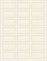 Quartz Soho Rectangular Labels 1 1/8 x 2 1/4 (21 per sheet - 5 sheets per pack)