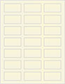 Opal Soho Rectangular Labels 1 1/8 x 2 1/4 (21 per sheet - 5 sheets per pack)