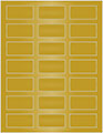 Rich Gold Soho Rectangular Labels 1 1/8 x 2 1/4 (21 per sheet - 5 sheets per pack)