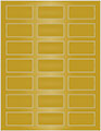 Rich Gold Soho Rectangular Labels 1 1/8 x 2 1/4 (21 per sheet - 5 sheets per pack)