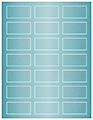 Caspian Sea Soho Rectangular Labels 1 1/8 x 2 1/4 (21 per sheet - 5 sheets per pack)