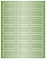 Mojito Soho Rectangular Labels 1 1/8 x 2 1/4 (21 per sheet - 5 sheets per pack)