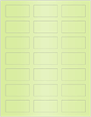 Sour Apple Soho Rectangular Labels 1 1/8 x 2 1/4 (21 per sheet - 5 sheets per pack)