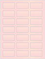 Rose Soho Rectangular Labels 1 1/8 x 2 1/4 (21 per sheet - 5 sheets per pack)