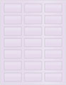 Alpine Soho Rectangular Labels 1 1/8 x 2 1/4 (21 per sheet - 5 sheets per pack)