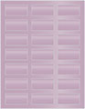 Violet Soho Rectangular Labels 1 1/8 x 2 1/4 (21 per sheet - 5 sheets per pack)