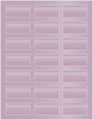 Violet Soho Rectangular Labels 1 1/8 x 2 1/4 (21 per sheet - 5 sheets per pack)