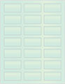 Lagoon Soho Rectangular Labels 1 1/8 x 2 1/4 (21 per sheet - 5 sheets per pack)