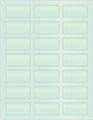 Lagoon Soho Rectangular Labels 1 1/8 x 2 1/4 (21 per sheet - 5 sheets per pack)