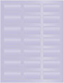 Vista Soho Rectangular Labels 1 1/8 x 2 1/4 (21 per sheet - 5 sheets per pack)