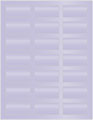 Vista Soho Rectangular Labels 1 1/8 x 2 1/4 (21 per sheet - 5 sheets per pack)