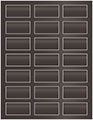 Onyx Soho Rectangular Labels 1 1/8 x 2 1/4 (21 per sheet - 5 sheets per pack)