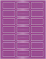Plum Punch Soho Rectangular Labels 1 1/8 x 2 1/4 (21 per sheet - 5 sheets per pack)