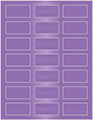 Grape Jelly Soho Rectangular Labels 1 1/8 x 2 1/4 (21 per sheet - 5 sheets per pack)
