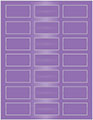 Grape Jelly Soho Rectangular Labels 1 1/8 x 2 1/4 (21 per sheet - 5 sheets per pack)