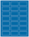 Adriatic Soho Rectangular Labels 1 1/8 x 2 1/4 (21 per sheet - 5 sheets per pack)