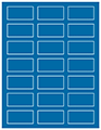 Adriatic Soho Rectangular Labels 1 1/8 x 2 1/4 (21 per sheet - 5 sheets per pack)