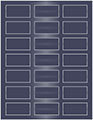 Cobalt Soho Rectangular Labels 1 1/8 x 2 1/4 (21 per sheet - 5 sheets per pack)