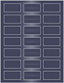 Cobalt Soho Rectangular Labels 1 1/8 x 2 1/4 (21 per sheet - 5 sheets per pack)