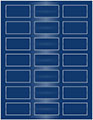 Sapphire Soho Rectangular Labels 1 1/8 x 2 1/4 (21 per sheet - 5 sheets per pack)