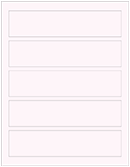 Light Pink Soho Belt Labels 1 3/4 x 7 1/2 (5 per sheet - 5 sheets per pack)
