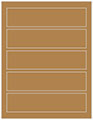 Natural Kraft Soho Belt Labels 1 3/4 x 7 1/2 (5 per sheet - 5 sheets per pack)