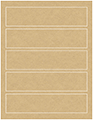 Grocer Kraft Soho Belt Labels 1 3/4 x 7 1/2 (5 per sheet - 5 sheets per pack)
