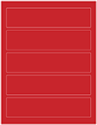 Red Pepper Soho Belt Labels 1 3/4 x 7 1/2 (5 per sheet - 5 sheets per pack)