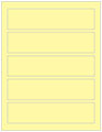 Sugared Lemon Soho Belt Labels 1 3/4 x 7 1/2 (5 per sheet - 5 sheets per pack)