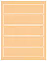 Peach Soho Belt Labels 1 3/4 x 7 1/2 (5 per sheet - 5 sheets per pack)