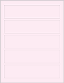 Pink Feather Soho Belt Labels 1 3/4 x 7 1/2 (5 per sheet - 5 sheets per pack)