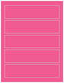 Raspberry Soho Belt Labels 1 3/4 x 7 1/2 (5 per sheet - 5 sheets per pack)
