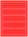 Rouge Soho Belt Labels 1 3/4 x 7 1/2 (5 per sheet - 5 sheets per pack)