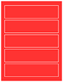 Rouge Soho Belt Labels 1 3/4 x 7 1/2 (5 per sheet - 5 sheets per pack)