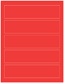 Rouge Soho Belt Labels 1 3/4 x 7 1/2 (5 per sheet - 5 sheets per pack)