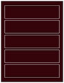 Wine Soho Belt Labels 1 3/4 x 7 1/2 (5 per sheet - 5 sheets per pack)