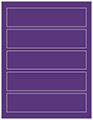 Amethyst Soho Belt Labels 1 3/4 x 7 1/2 (5 per sheet - 5 sheets per pack)