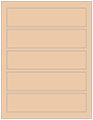 Latte Soho Belt Labels 1 3/4 x 7 1/2 (5 per sheet - 5 sheets per pack)