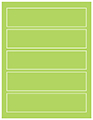 Citrus Green Soho Belt Labels 1 3/4 x 7 1/2 (5 per sheet - 5 sheets per pack)